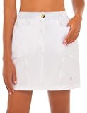 Women's Athletic Skort Skirts UPF 50+ Quick Dry Golf Tennis Causal Skirt with Pockets