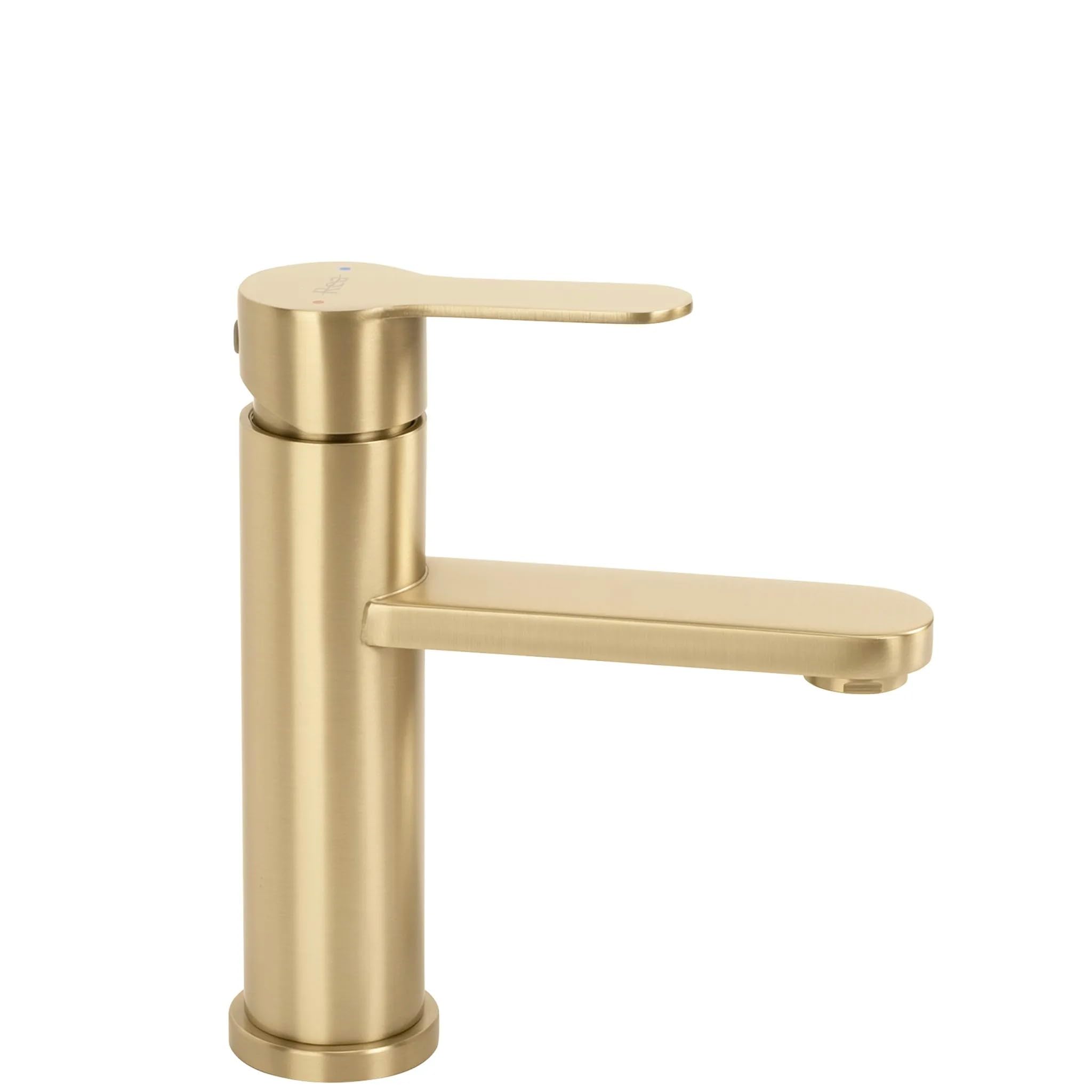 Robinet de salle de bain Rea Arcos Low mitigeur lavabo laiton
