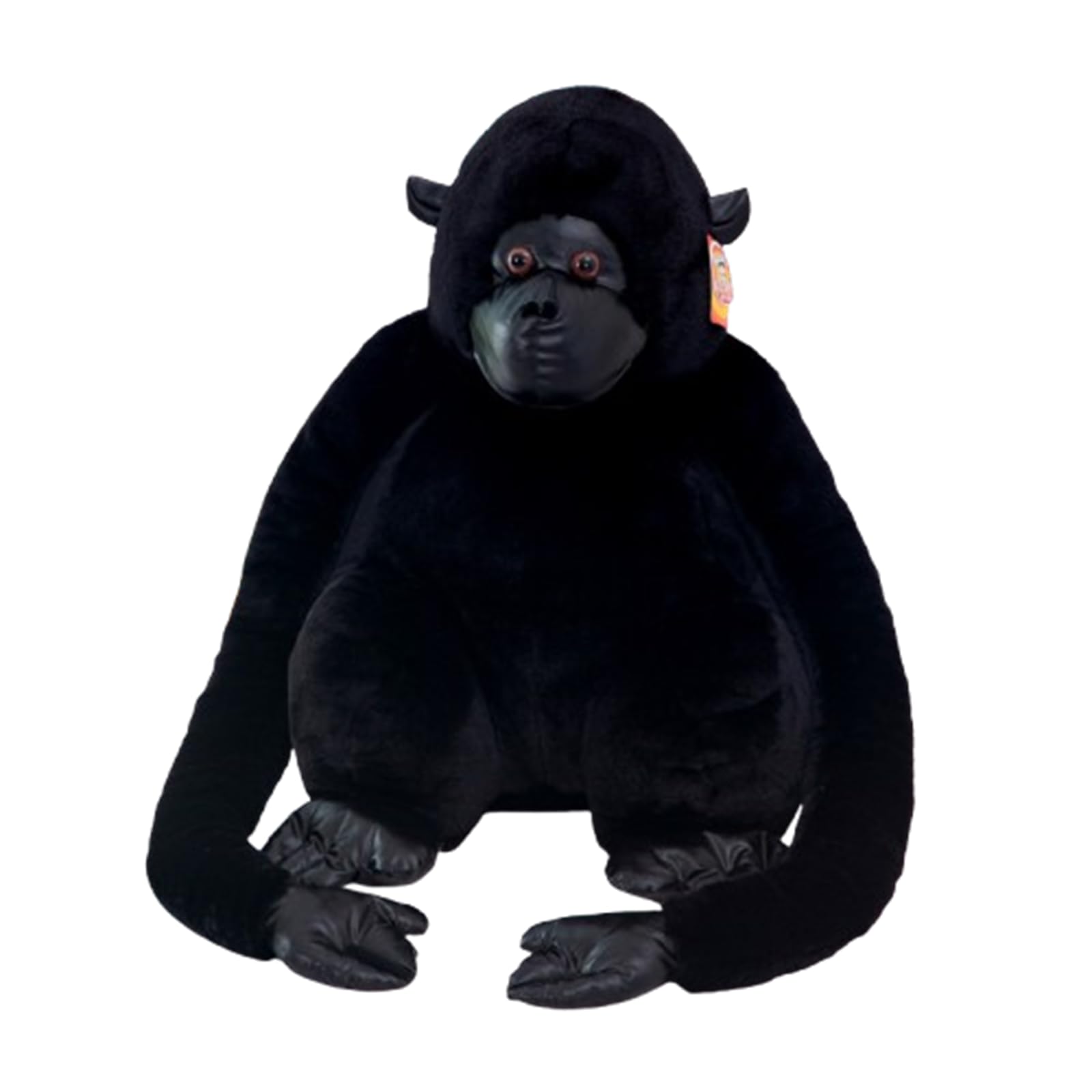 Gorilla PlüSchtier, Niedlicher Gorilla Wurfkisse AFFE Plüschtier Puppe Stofftier Lange Arme Haben Zum Spielen Umarmung Realistisches AFFE Stofftier,Tiere Puppe Geschenke (55cm,Schwarz)