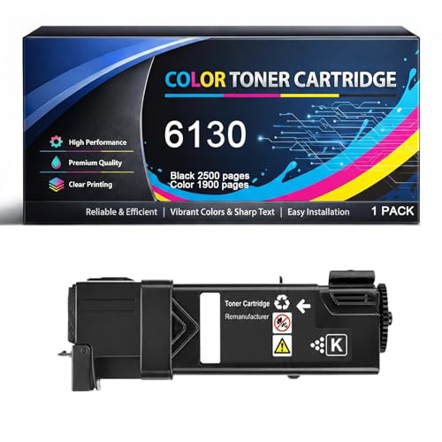 Toner Xerox 106R01281 noir haute capacité pour Phaser 6130N
