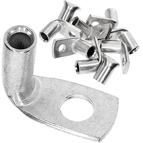 Cosse tubulaire 90° 16 mm² M8 étanche sans trou de vision Kalitec