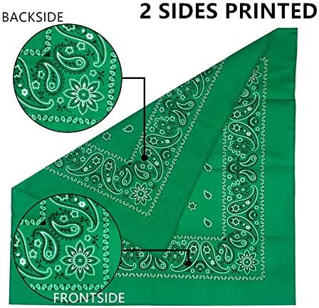 Vamqor Bandana Single Pack & Double Pack Cotton for Men and Women 22 Inch - Image 4