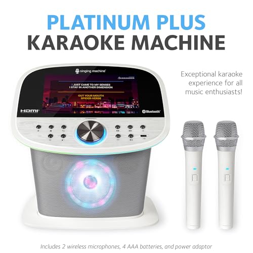 image for Singing Machine Platinum Plus - Premium Wi-Fi Karaoke Machine for Adul