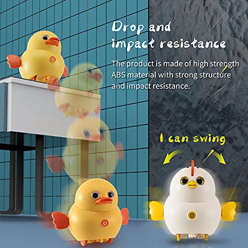 RRLOM Electronic Pets Crawling Toy for Baby Swinging Animal Team, Not Include Battery (6 PCS)