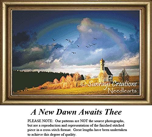Landscape Cross Stitch Pattern | A New Dawn Awaits Thee (Pattern Only, You Provide The Floss and Fabric)