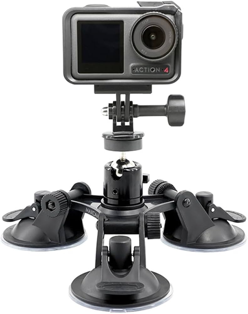 Amazon | DJI Osmo Action 5/4/3 用 MAXCAM三角吸盤は、自動車フロント