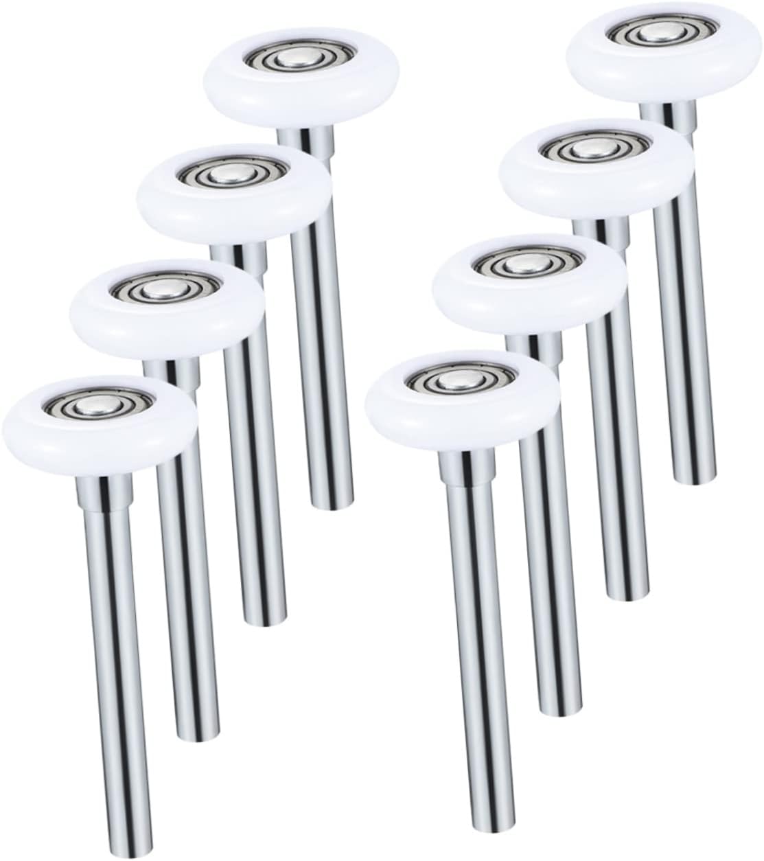8pcs Garage Door Silent Rollers Replacement Rollers Nylon Garage Door Replacement Stem