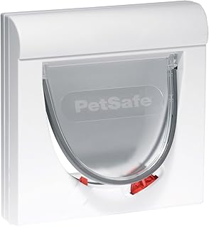PetSafe Magnetic Cat Flap, Staywell Classic Pet Flap, 4 Locking Options, Telescopic Frame, Tunnel, Magnetic Frame, Collar + Magnetic Pendant, Weatherproof, Easy Installation product image