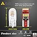 Alla Lighting 194 LED Bulb Interior Car Lights 168 2825 W5W T10 Extremely Super Bright 3014 Chipset Non-polarity LED 194 Bulb for License Plate Dome Map Door Courtesy Parking Trunk Lights (Pack of 10)
