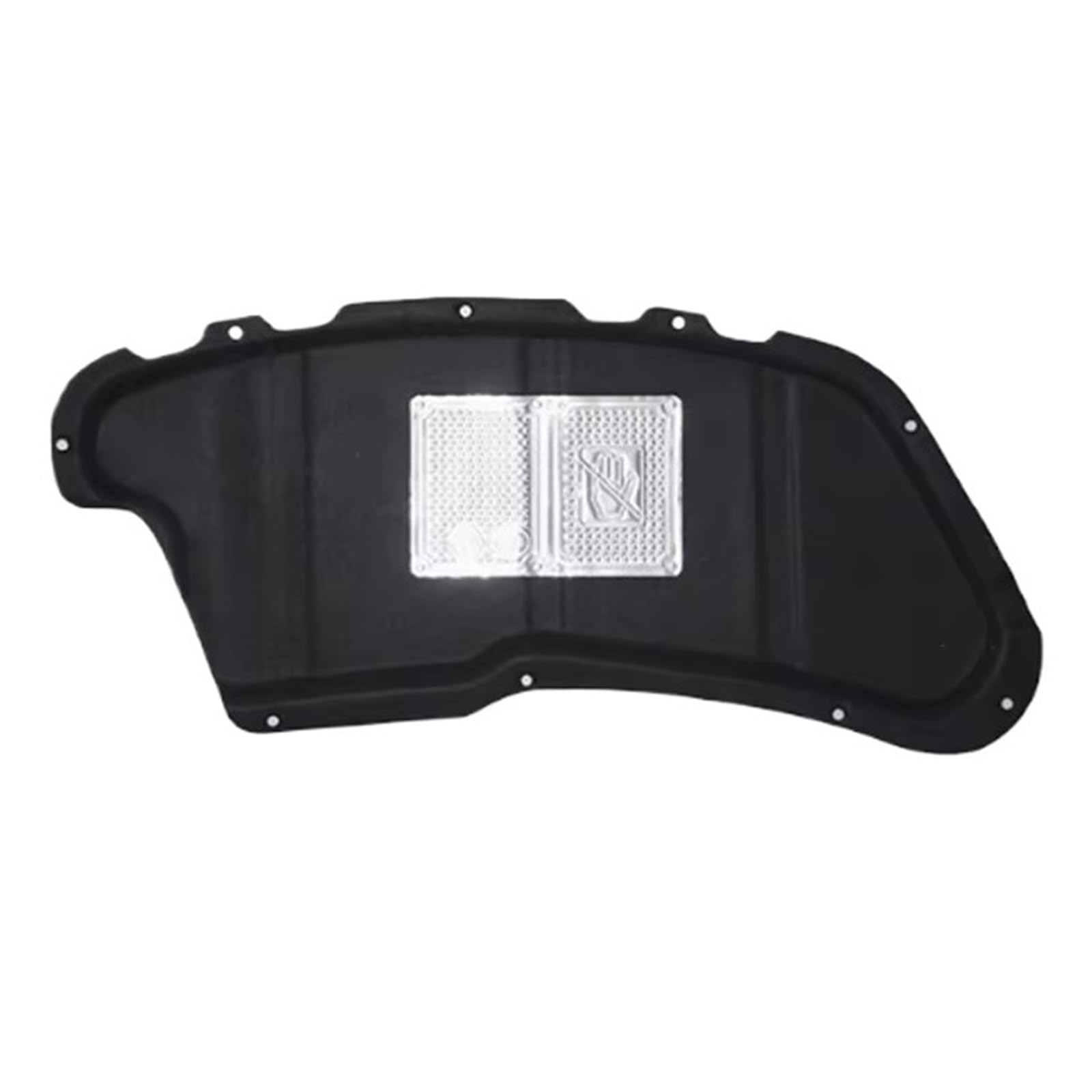 Lwqtrsf One Color Sound-Absorbing Fibre Compatible With Peugeot For 207 2006-2014 Car Hood Engine Insulation Soundproof Heat Pad Cotton Liner Cover Mat Accessories