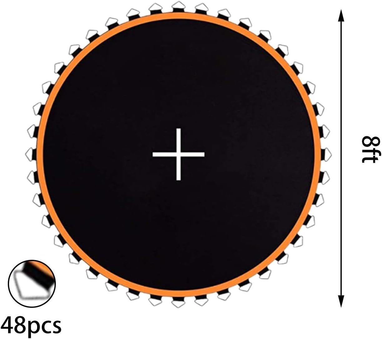 Trampoline Accessory Jumping Mat Easy Installation Mesh Pad for Gymnastics