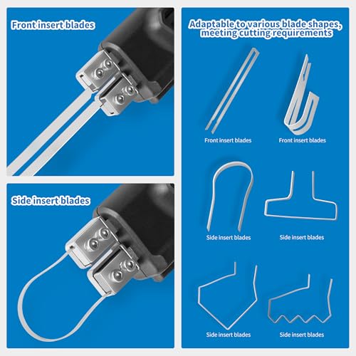 MINOVA 250W AC Rotatable Electric Hot Knife, 6 Blades Foam Cutter Cutting Tool Kit, Full-body Air Cooling System Foam Cutter with Heavy-Duty Case for EPP, EPS, XPS, EVA, EPE, PU, KT Board, Sponge - Image 8