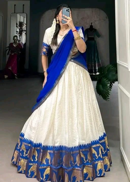 Image of RENVAANI FASHION Women's Traditional Un-Stitched Lehenga Choli | Lehenga Choli for Women | Ethnic Wear Heavy Work Lehenga Choli With Dupatta