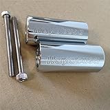 HONGK- Custom 3' Long Billet Bar Ends Compatible with 1999-2014 Hayabusa Gsxr1300 Chrome [B01C0SYXDY]