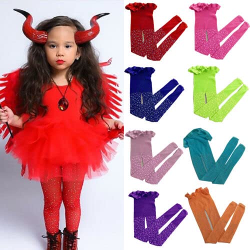 Toddler Girls Rhinestone Fishnet Tights Little Girl Glitter Stockings Thin Mesh Hollow Out Sparkly Pantyhose3