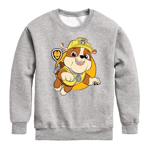 HYBRID APPAREL - Paw Patrol - Rubble Sketch - Toddler & Youth Crewneck Fleece Sweatshirt
