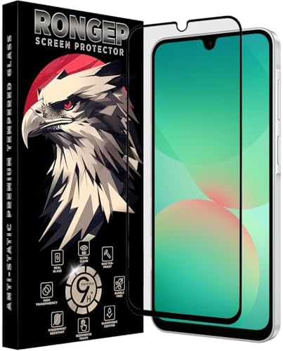 Rongep Samsung Galaxy A26 için Ekran Koruyucu 9H Sertlikte Anti-Static Temperli Cam A 26 Koruma Görüntü Kalitesini ve Dokunmatiği Etkilemeyen Çizilme ve Darbelere Karşı Samsung A26 Ekran Koruyucu - Görsel 1