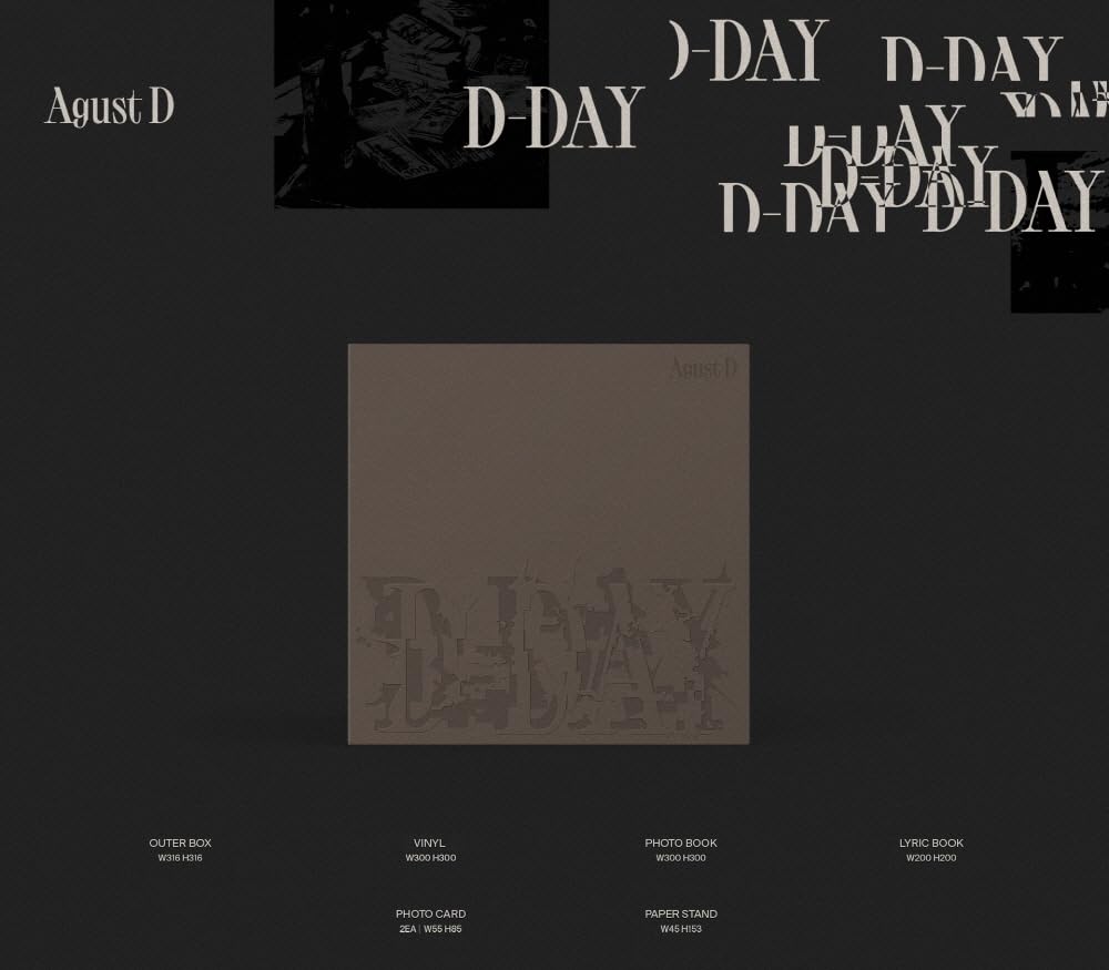 Dreamus Agust D - D-Day [Vinyl LP]