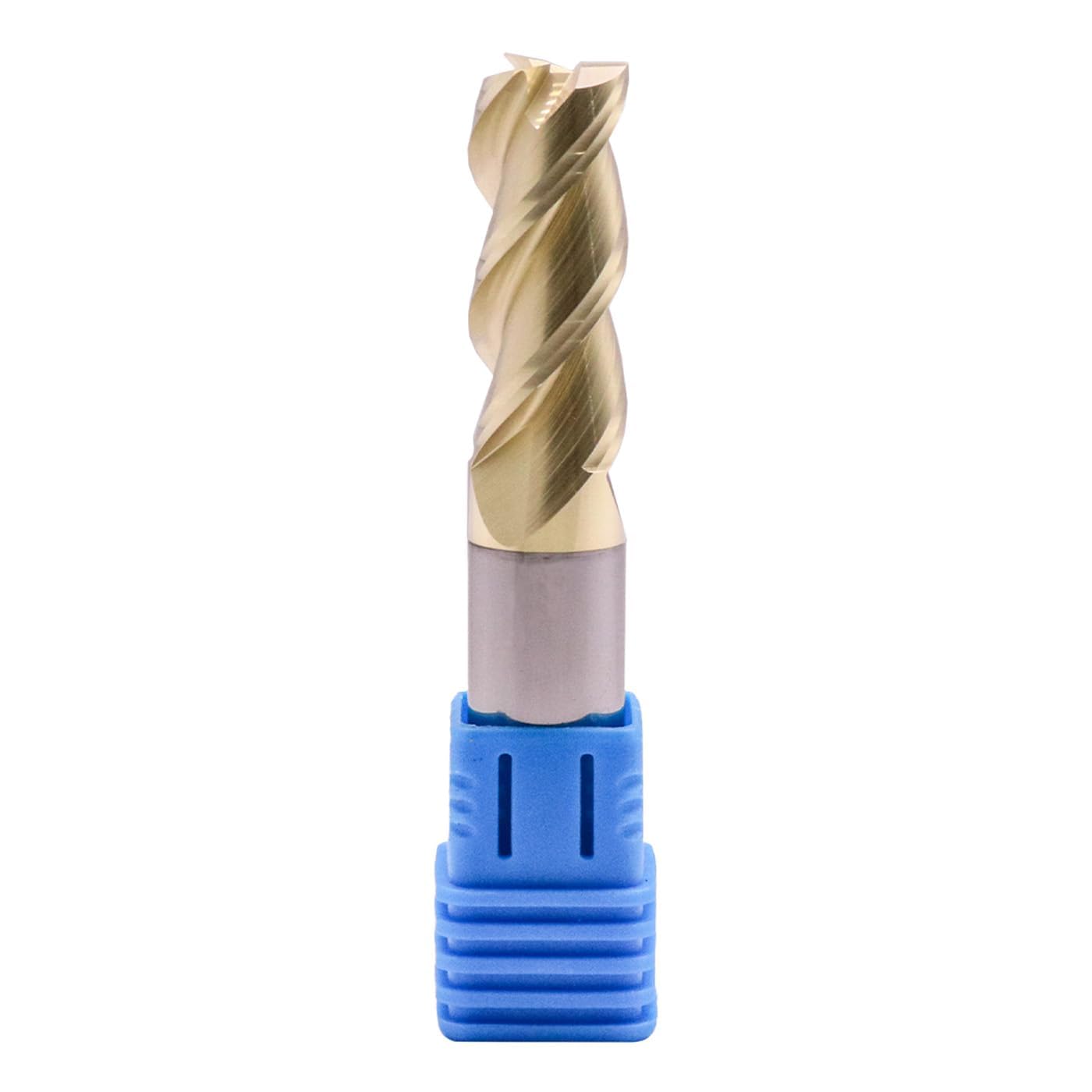 BestParts High Performance Solid Carbide End Mill for Aluminum - ZRN Coated, 45 Degree Helix, 3 Flute, 1/2" Cutting Diameter, 1/2" Shank Diameter, 1-1/4" Length of Cut, 3" Overall Length