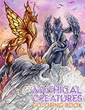 Mythical Creatures Coloring Book: Beautiful Illustration High- Quality 30 Colouring Pages For Adults...