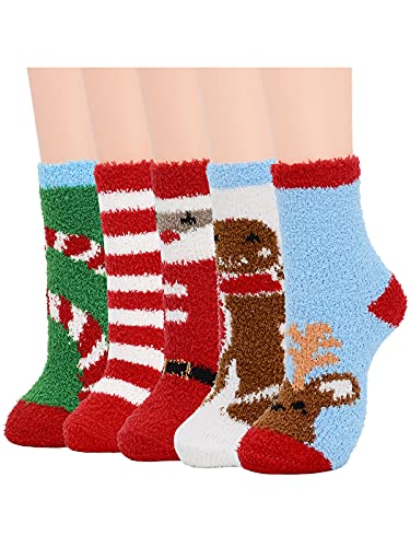 image for Century Star Fuzzy Socks Slipper Non Slip Grippy Socks for Women Winte