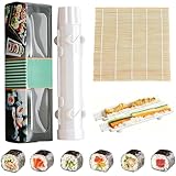Moldes Para Sushi - Kit De Plástico Para Hacer Sushi, Sushi Mold, Kit Sushi Almohadillas De Sushi, Moldes De Sushi Para Onigiri, Sushi Moldes Onigiri Para Bricolaje, Kit Para Hacer Sushi,Blanco