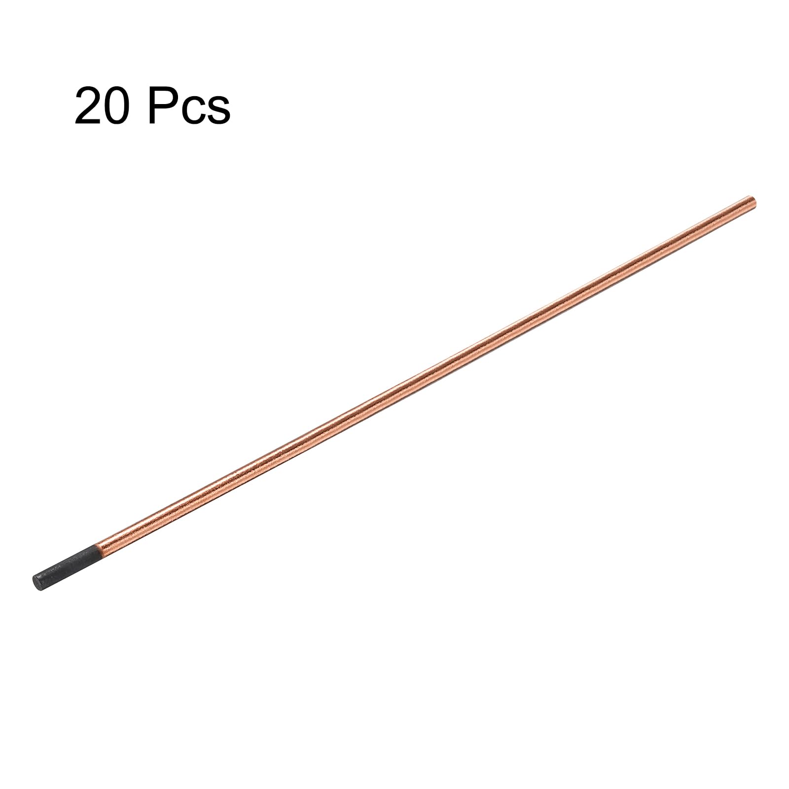 PATIKIL 20pcs 6mmx355mm(1/4"x14") Carbon Arc Air Gouging Rods Copper Graphite Coated Gouging Electrode Rods for Welding - Image 3