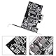 PCI-E-Karte, Express-Karte PCI-E PCI Express FireWire 1394a IEEE 1394-Controllerkarte mit Firewire-Kabel für FireWire 800 (1394b) 1394a-Geräte