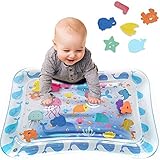 wasserspielmatte FÜR INNEN & AUßEN: Die Baby Wassermatte ist für den Außen- und Innenbereich geeignet. Das Aufpumpen und Einfüllen von Wasser ist einfach. Solange es einen flachen Boden gibt, können Sie für Ihr Kind eine Meereswelt bauen. Wenn Wasser und Luft abgelassen werden, kann es flach gefaltet und in eine Reisetasche oder Spielzeugtasche gelegt werden