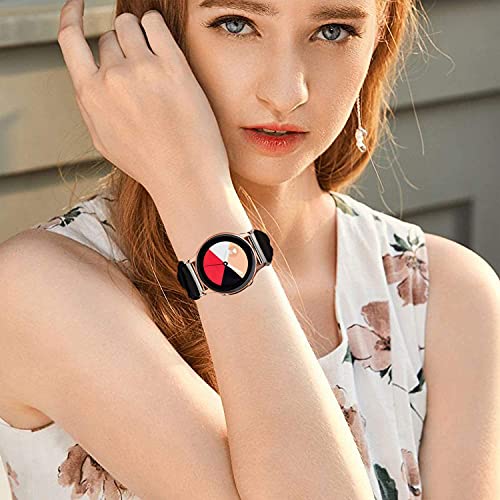 Magwei Band Compatible With Samsung Galaxy Watch Active/Active2 40Mm/44Mm, Scrunchie Wristband Replacement Compatible For Galaxy Watch 42Mm/Gear S2 Classic/Gear Sport Smart Watch (Black) #TOP4