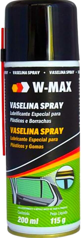Vaselina Liquida Spray Lubrificante de Fechaduras Maçanetas Portas Cadeados Portão W-Max 200ml Wurth