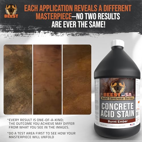 Beest Concrete Acid Stain - Concrete Dye & Concrete Stain Outdoor For Stamped Concrete thumb #1