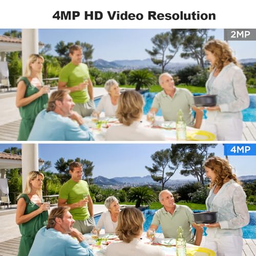 Image of Srihome SH046 4MP QHD 2560 * 1440p 5X Optical Zoom WiFi IP Camera WiFi Indoor Home Security CCTV Camera Pan & Tilt 2 Way Talk Color Night Vision Motion Detection Supports MicroSD Card Upto 128GB
