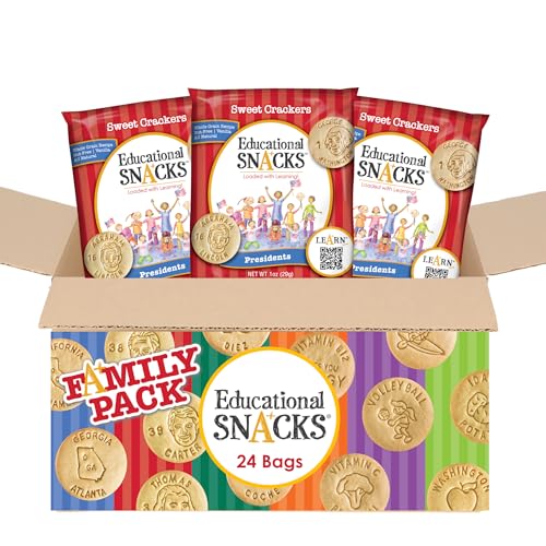 EDUCATIONAL SNACKS – U.S. Presidents Edition | Nut-Free, All-Natural Educational
