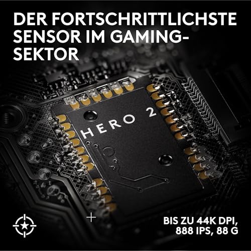 Logitech G PRO X Superlight 2 SE kabellose Gaming-Maus, 60 g Pro-Grade-Maus mit 5 programmierbaren Tasten, 44K-DPI-Sensor, 8.000 Hz Signalrate, USB-C-Ladefunktion für PC/Mac - Schwarz 3