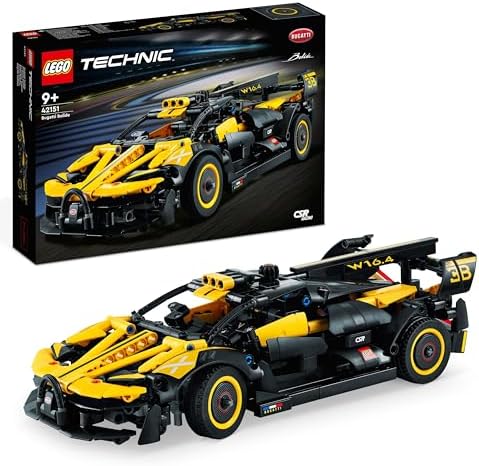 LEGO Technic Bugatti-Bolide, Auto-Modellbausatz, Sportwagen-Spiel...