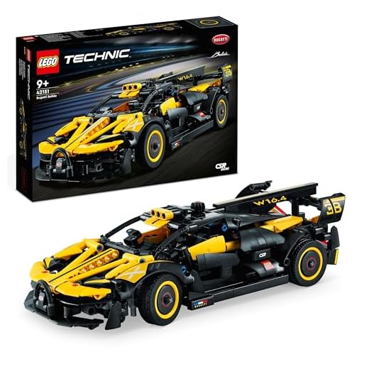 LEGO Technic Bugatti Bolide Racing Car Model Building Set, Engineering Toy for 9 Plus Year Old Boys & Girls, Collectible Iconic Sports Vehicle Construction Kit, Birthday Gift for Kids 42151