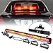 Xprite 31.5" 28 LED 7 Modes Traffic Advisor Emergency Warning Vehicle Strobe Light Bar Kit (Red/Yellow)