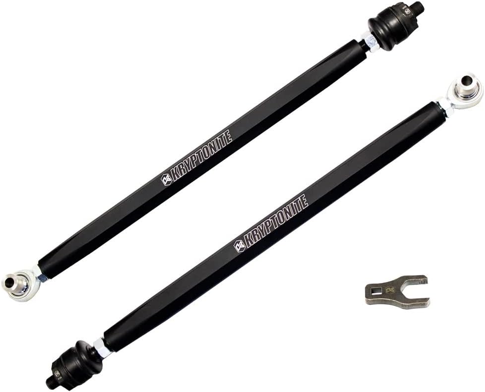 Kryptonite Heavy Duty Death Grip Tie Rods Compatible with 2017-2021 Can-Am Maverick X3 MADE IN THE USA! (64" Width Models)