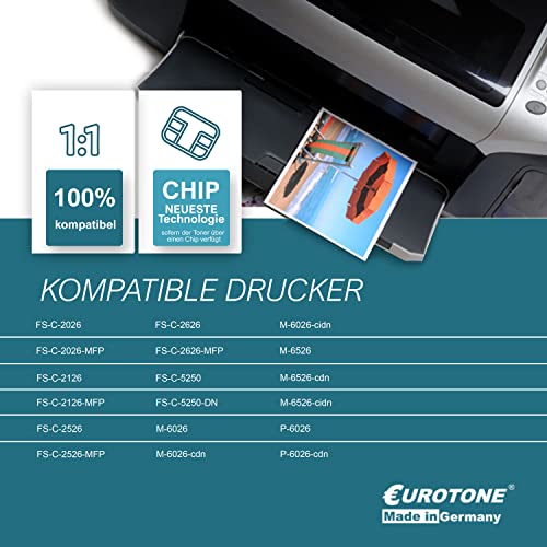Toner compatible TK-590K pour Kyocera FS-C 2126 DN Plus - 3
