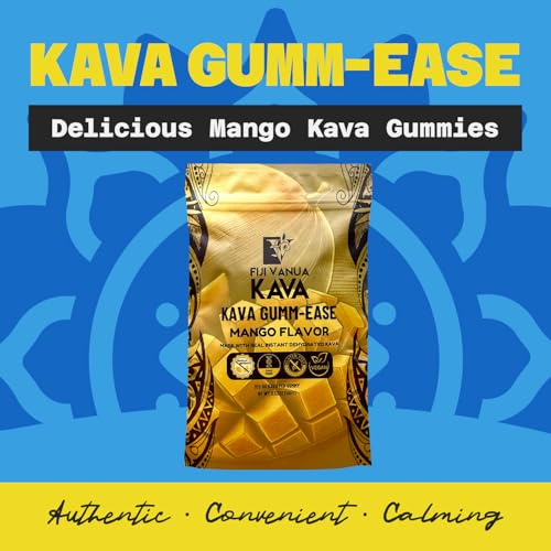 Fiji Vanua Kava GUMM-Ease Mango Gummies
