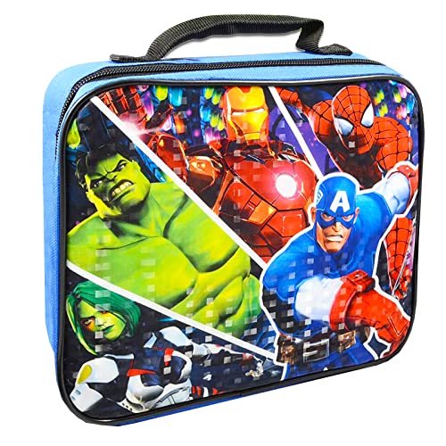 Marvel Shop Marvel Avengers Lunch Bag Set For Boys, Kids - Bundle With Avengers School Lunch Box With Spiderman Stickers And More (Avengers School Supplies) #TOP1