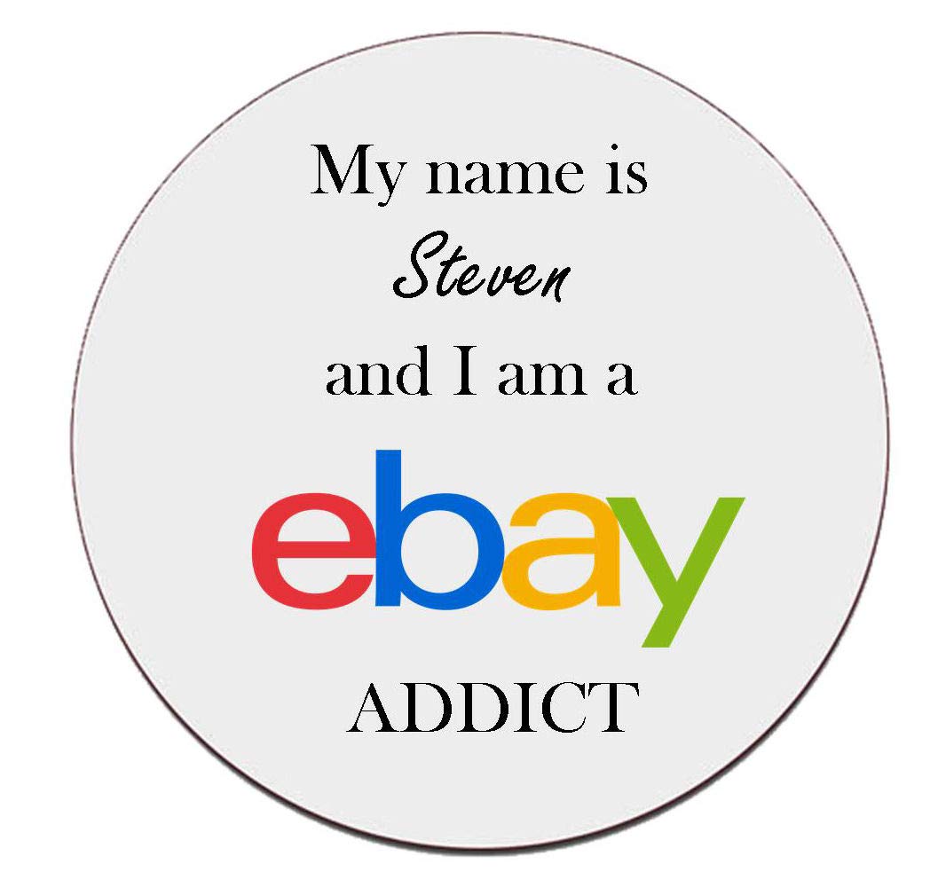 Personalised Ebay Addict Coaster Novelty Gift