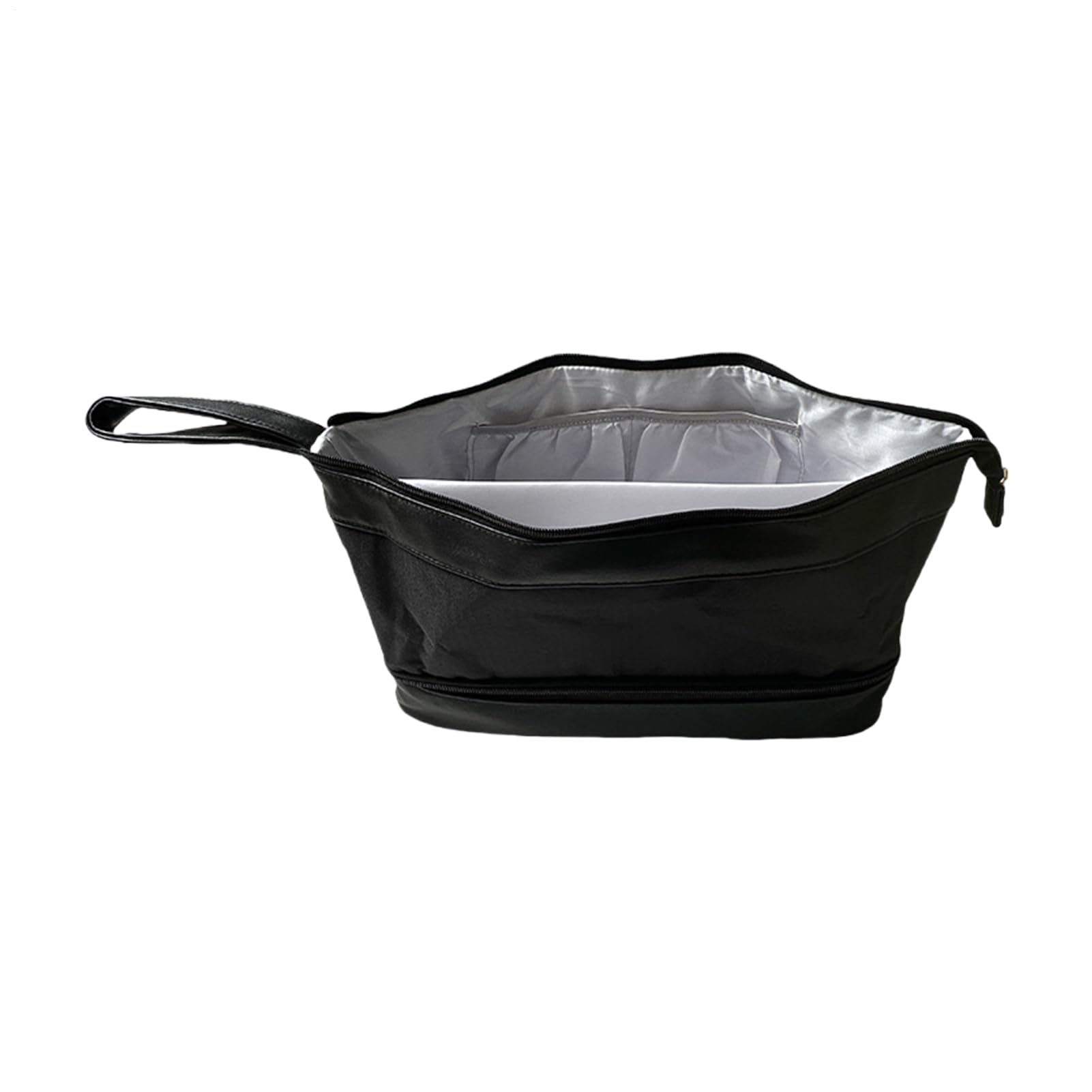 Reisetasche für Haar-Werkzeug, doppellagig, tragbare Friseur-Handtasche, hitzebeständiges Fach, ideal für Zugreisen, Urlaub, Camping, Wochenende, Salon, Fitnessstudio