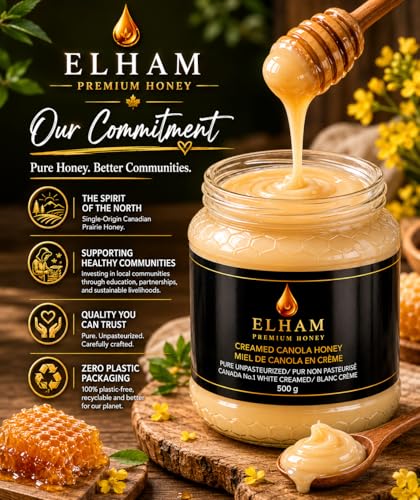 Miel cruda cremosa Elham Premium Canola 500 g miniatura 5