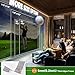 Golf Simulator Impact Screen: Ultra Clear Hitting Screen for Home/Indoor/Garage Swing Training - Thickened Golf Practice Net with 48pcs Grommet Holes, 10 ft x 10 ft