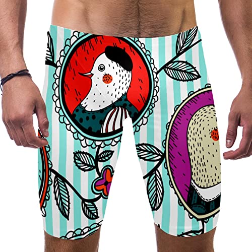 Traje de baño de rayas para hombre ideal para natación deportiva y entrenamientos en la playa