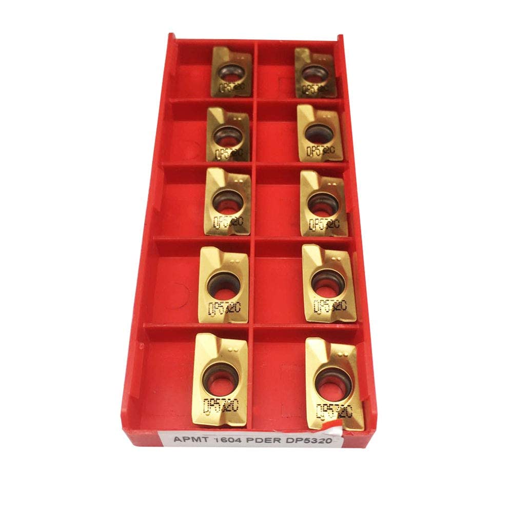 HunrichoPlanfräshalter, 50 mm, 50-22-4T, CNC-Planfräser, Schaftfräser, Schaftfräser mit APMT1604PDER -DP Schaft Planfräser Dorn BAP400R 50-22-4T (BAP400R 50-22-4T + APMT1604PDER gelb)