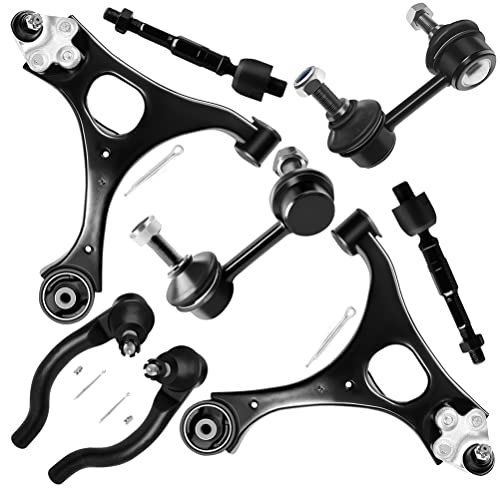 Clunk From Front Suspension When Driving at Low Speed Over Bumps or Turning - 2015 Acura TLX 4 SCITOO 8pcs Front Suspension Kit Lower Control Arm And Ball Joint Sway Bar Links Outer Inner Tie Rod End Links Fit for Honda Civic 2006 2007 2008 2009 2010 2011 Coupe Sedan 1.8L