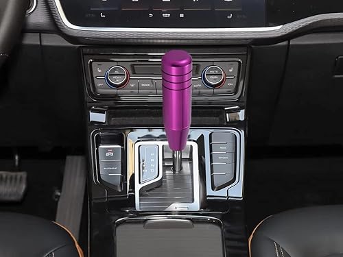 Miniatura 3 de Lunsom Pomo de palanca de cambios de aluminio de 5 pulgadas, mango de palanca de cambios de aleación larga, cabezal de cambio automático para la